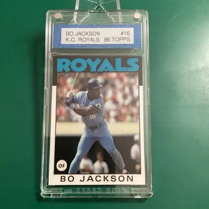 1986 Topps Style Bo Jackson Variation Kansas City Royal Blue Mag Pro - Picture 1 of 9