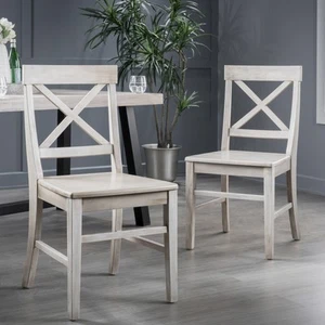 Acacia Wood Dining Chairs for Dining Room,Kitchen,Easy - Picture 1 of 5