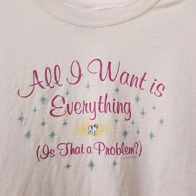 Camiseta Big Dogs All I Want Is Everything Problem Rosa Talla XL Foto 1 de 4