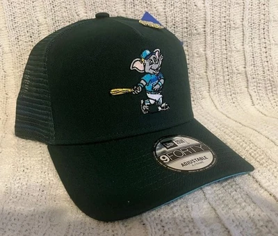 Oakland Athletics New Era 9Forty A-Frame Snapback Trucker Mascot Hat With Pin - Image 1 of 4