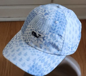 Gorra de béisbol Vineyard Vines azul hoja blanca para mujer talla única nueva sin etiquetas - Imagen 1 de 6