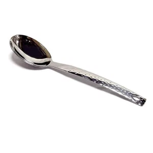 Stainless Steel Serving Spoon with Hammered Design Handle - Picture 1 of 1