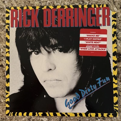 Rick Derringer - Good Dirty Fun Vinyl/LP 1983 EX/VG+Passport PB 6025 PROMO/HYPE - Image 1 of 4
