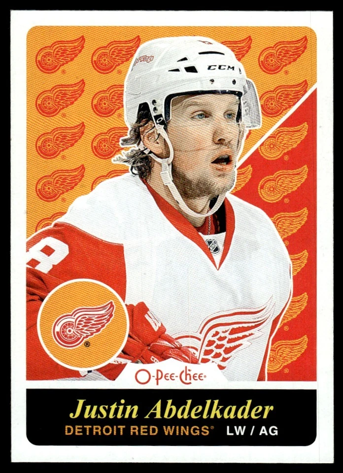 2015-16 O-Pee-Chee Retro Justin Abdelkader Detroit Red Wings #126 - Image 1 of 2
