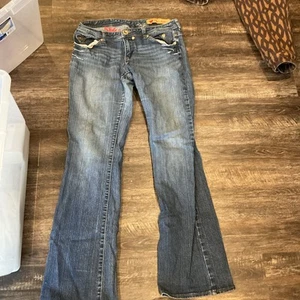 Apple Bottoms Jeans Womens 9/10 Stretch Low Rise - Good Condition - Picture 1 of 4
