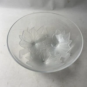 Cristal J.G. Durand France Romance Servizio Ciotola Floreale 3 Punta 9” Piatto Rotondo - Foto 1 di 5