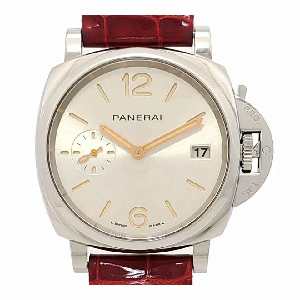 Reloj usado para hombre PANERAI Luminor Due PAM01248 caja plateada tamaño 38 mm #11104 Foto 1 de 1