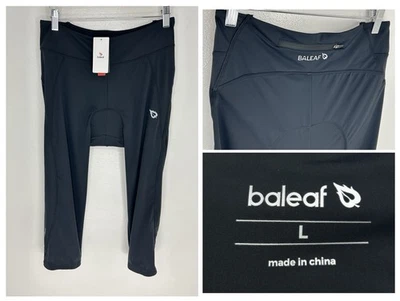 Baleaf NWT Womens Cushion Padded Cycling Pants Size Large UPF 50+ 27x21.5 - Image 1 of 4