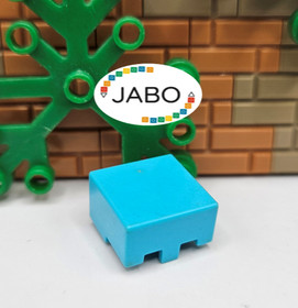 (S11 /16/13) Lego 19730 Headgear Helmet Rectangular (Minecraft) Azure 21137