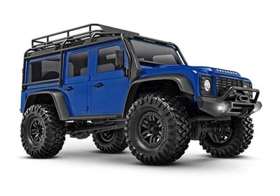 Traxxas TRX-4M Land Rover Defender 4x4 Crawler 1:18, blau RTR #97054-1BLUE - Bild 1 von 4
