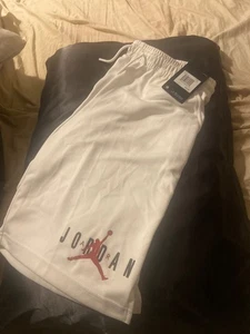 Jordan Air white basketball shorts boys XL NEW with tags - Picture 1 of 2
