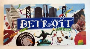 DETROIT IN A BOX. Monopoly Type Board Game by Late For The Sky Productions, NEW - Picture 1 of 4