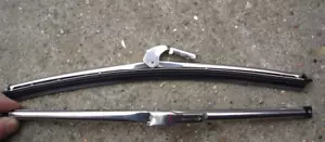 2 X (Paar) Land Rover Serie 1 2 2A 3 Edelstahl (Wie Chrom) Wischblätter 10 " - Bild 1 von 1