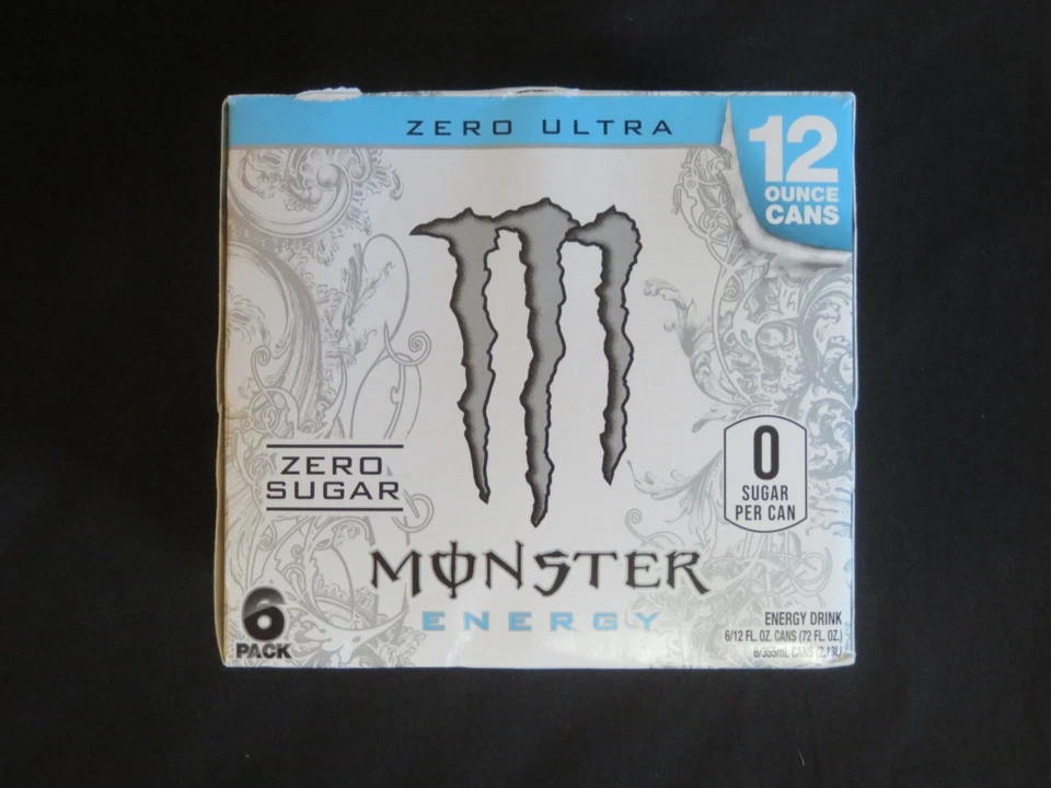 (6) Latas Monster Energy Drink Zero Ultra 12 OZ cada una Foto 1 de 1