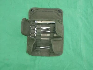 Vintage US Military Surgical Instrument Kit Minor Field Surgery - Picture 1 of 9