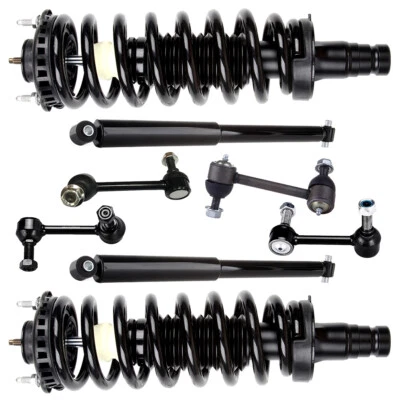 For Chevrolet Trailblazer GMC Envoy 2002-2007 Front Rear Struts Shocks Sway Bar - Image 1 of 4