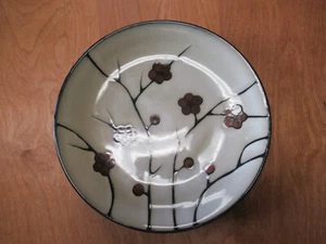 Home DESERT FLORAL Dinner Plate 11" Red Rust on Cream 1 ea 15 available - Picture 1 of 3