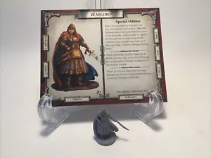 Talisman Revised 4th Edition Firelands WARLORD Character Figure and Card - Picture 1 of 7