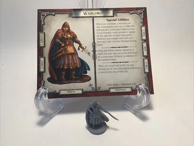 Figura y tarjeta de personaje Talisman Revised 4ª edición Firelands WARLORD Foto 1 de 4
