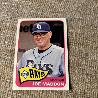 2014 Topps Heritage - #66 Joe Maddon - Image 1 of 2