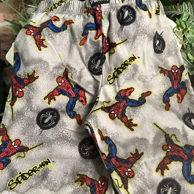 Calças de flanela macia Marvel Spider-Man PJ tamanho 4-5 - Imagem 1 de 3