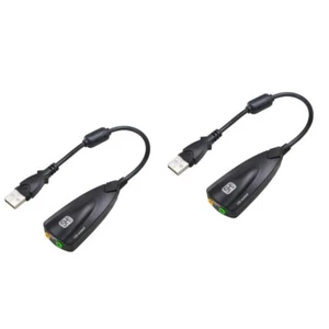 Convertitore Esterno USB Adattatore Suono Splitter Convertitore Adattatore Audio - Foto 1 di 12