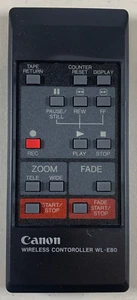 Tested Works OEM Canon WL-E80 Wireless Controller Camera Remote Control Only - Picture 1 of 2