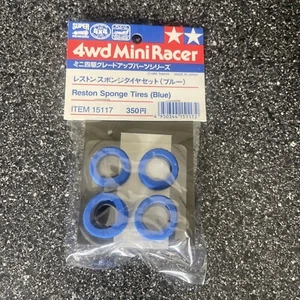Piezas de afinación TAM15117 Tamiya Mini4WD Pro - neumáticos Reston Sponge (azul) - Imagen 1 de 3