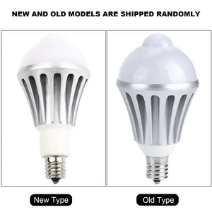 HG E17 AC85‑265V 9W Human Motion Sensor LED Lamp Bulb Induction Light For - Picture 1 of 13