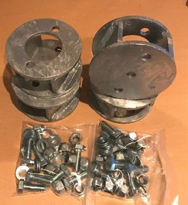 Land Rover Discovery 1 Galvanizado Primavera Separador Bloque Kit 50mm/2" Lift - Imagen 1 de 1