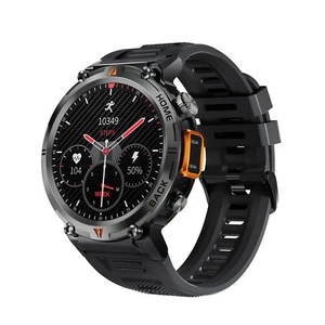 1.45" Smart Watch 3ATM Bluetooth Waterproof W/LED Flashlight For Android & iOS - Picture 1 of 11