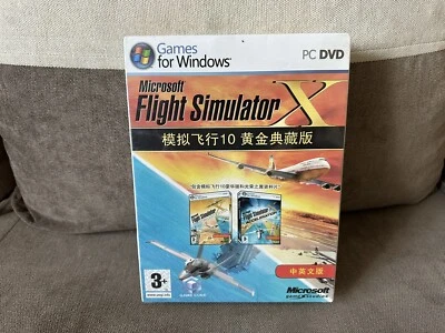 Microsoft Flight Simulator X - Chinese Big Box Edition PC NEW & SEALED - Image 1 of 4