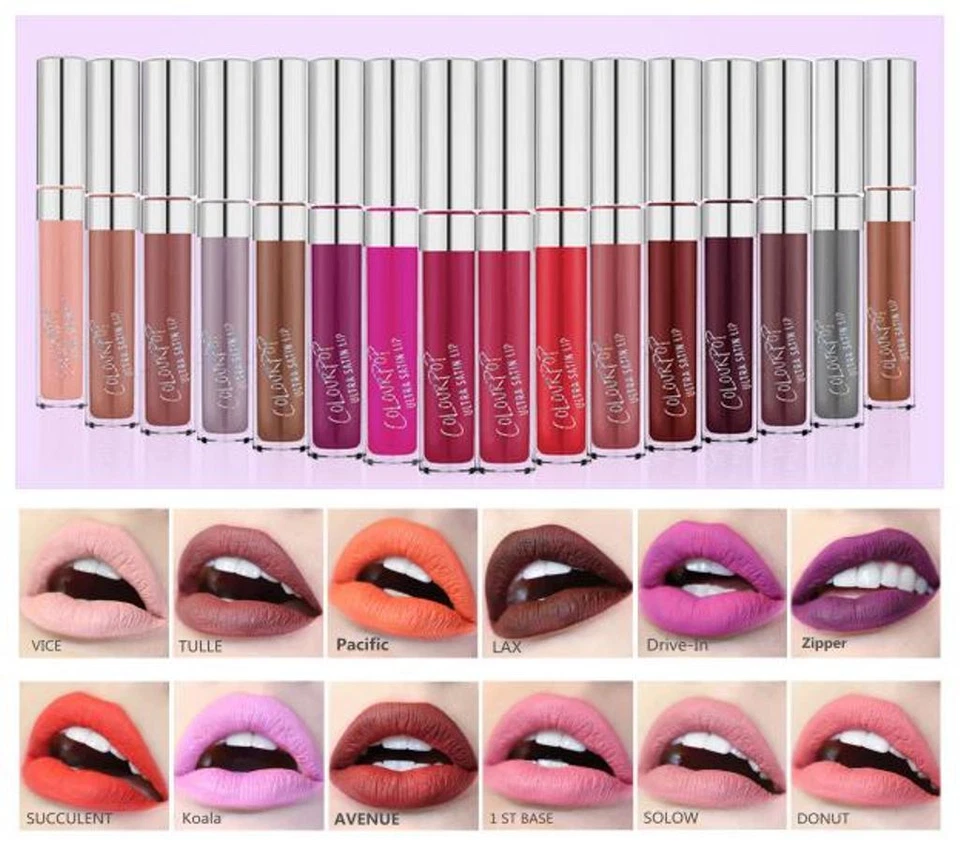 COLOURPOP Colour Pop ultra matt flüssiger Lippenstift - ALLE SCHATTIERUNGEN - 100 % ECHT