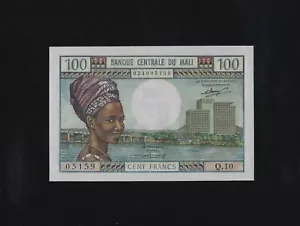 MALI 100 Francs 1972 - 1973 P-11 GEM UNC EQUATORIAL AFRICA - Picture 1 of 2