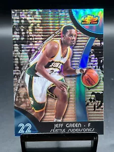 2007-08 Topps Finest Jeff Green #92 Blue Refractor /199 RC - Bild 1 von 2