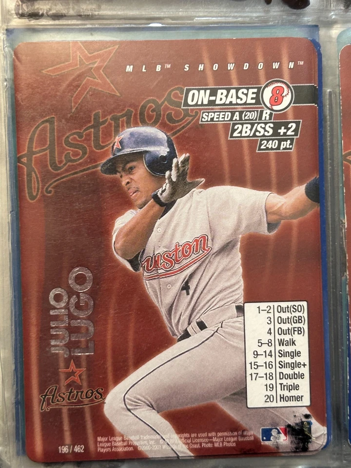 2001 年美国职棒大联盟对决基础套装 - Commons + Foils + 第一版 + 印刷错误 (#1-244) — 第 1/1 张图片