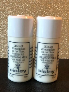 SISLEY REINIGUNGSMILCH MIT WEISSER LILIE 1 FLÜSSIGE OZ X 2 REISEGRÖSSE - Bild 1 von 2