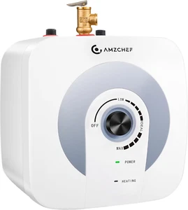 Electric Mini-Tank Water Heater 2.12 Gallon/7L,Knob Temperature Adjustment Hot W - Picture 1 of 8