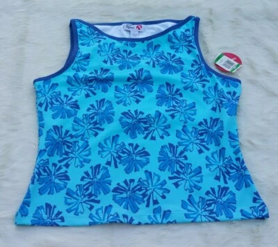 NUEVO CON ETIQUETAS Style & Co Mujer Deporte Seco Rendimiento Camiseta sin mangas Atlética Sujetador Integrado Talla L Foto 1 de 4