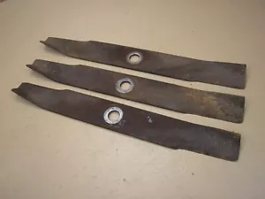 Wheel Horse 518H 05-48MS05 48" Side Discharge Mower Deck Blades (3) 15-3/4" Long - Picture 1 of 3
