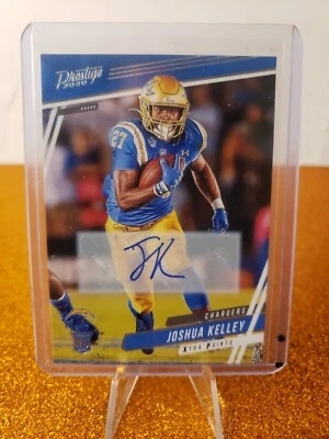 Joshua Kelley 2020 Panini Prestige Xtra Points Rookie AUTO RC #264 Chargers - Image 1 of 2