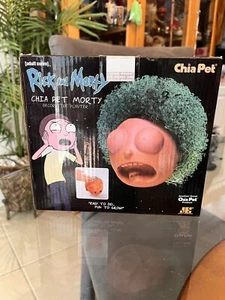 Brand New 2018 Rick And Morty Chia Pet Plant Pot Cool Fun Home Decor Orange - Picture 1 of 7
