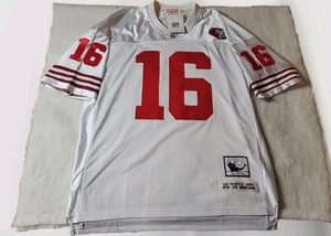 49ers NFL Mitchell & Ness Authentic Throwback Jersey, Joe Montana Size 52 White - Picture 1 of 8