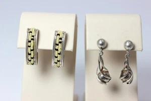 2 pares de pendientes de plata de ley con cuentas kmh y cuentas enjauladas - 2312 - Imagen 1 de 7