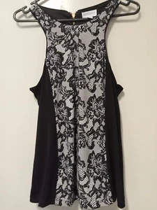 Queenspark Top Womens Large Sleeveless Round Neck Stretch Top - Picture 1 of 3
