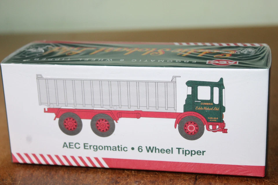 ATLAS EDITIONS 1:76 AEC ERGOMATIC TIPPER LORRY - EDDIE STOBART 4649104 - Image 1 of 1
