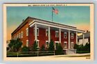 Endicott, NY-New York, American Legion Club House, drapeau, carte postale vintage