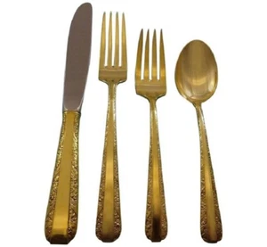 Candlelight by Towle Sterling Silver Flatware Service Set 12 Gold 48 Pieces - Picture 1 of 6