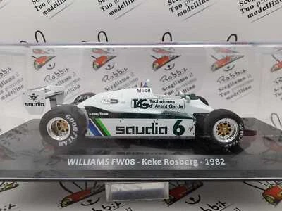 DIE CAST " WILLIAMS FW08 KEKE ROSBERG - 1982 " SCALA 1/24 - Immagine 1 di 3
