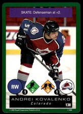 1995-96 One on One #138 Andrei Kovalenko NM+ Avalanche 